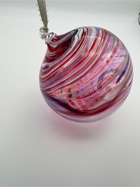 Large Hanging Art Glass Orb Sphere